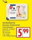 Kasseler Stielkotelett vom Schwein im EDEKA Prospekt Kasseler Stielkotelett vom Schwein von GUT&GÜNSTIG im aktuellen EDEKA Prospekt für 5,99 €