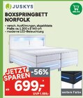 Boxspringbett Norfolk im Angebot bei Marktkauf in Schwabach Boxspringbett Norfolk Angebote von Juskys bei Marktkauf Schwabach für 699,00 €