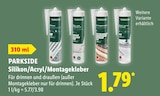 Silikon von PARKSIDE für 1,79 € bei Lidl im Angebot Silikon von PARKSIDE im aktuellen Lidl Prospekt