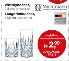 Whiskybecher oder Longdrinkbecher Angebot in Hüttenrode b Blankenburg, Harz im aktuellen Prospekt bei Möbel Schulenburg in Hüttenrode b Blankenburg, Harz