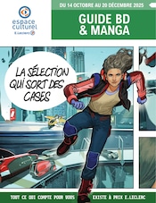 Catalogue Supermarchés E.Leclerc en cours à Sainte-Marie et alentours, "GUIDE BD & MANGA", 16 pages, 14/10/2025 - 20/12/2025