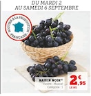 Raisin Noir en promo chez Super U Raisin Noir dans le catalogue Super U