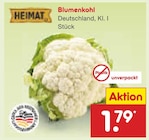 Blumenkohl Angebote von Heimat bei Netto Marken-Discount Bergisch Gladbach für 1,79 €