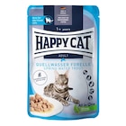 Happy Cat Nassfutter Culinary Meat in Sauce Quellwasser Forelle - getreidefreie Rezeptur 85 g Angebote von Happy Cat bei Zookauf Detmold für 0,75 €