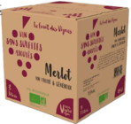 Promo Cubi merlot sans sulfite - 3l à 15,99 € dans le catalogue NaturéO à Cesson