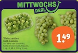 Aktuelles Weintrauben hell, kernlos Angebot bei tegut in Nürnberg ab 1,49 €