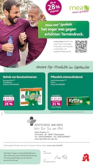 Aktueller mea - meine apotheke Prospekt "Unsere September-Angebote" Seite 1 von 4 Seiten