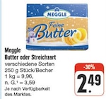 Butter oder Streichzart von Meggle im aktuellen nah und gut Prospekt für 2,49 €