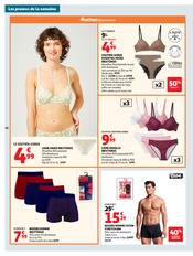 Boxer Homme en promo dans le catalogue Auchan Hypermarché à la page 40