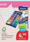 Deckfarbkasten von Pelikan im aktuellen budni Prospekt