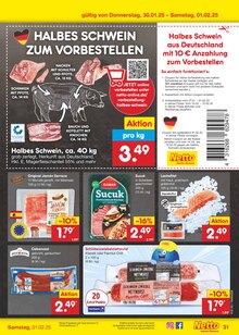 Wurst im Netto Marken-Discount Prospekt "Aktuelle Angebote" mit 56 Seiten (Lübeck)