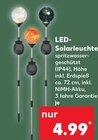 LED-Solarleuchte  im aktuellen Kaufland Prospekt für 4,99 €
