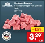 Schinken-Gulasch im Angebot bei Netto Marken-Discount in Mönchengladbach Schinken-Gulasch Angebote von Gut Ponholz bei Netto Marken-Discount Mönchengladbach für 3,29 €