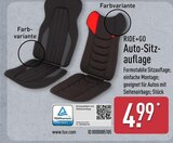 Auto-Sitzauflage von RIDE+GO im aktuellen ALDI Nord Prospekt