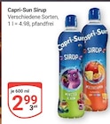 Sirup im Angebot bei GLOBUS in Wiesbaden Sirup Angebote von Capri-Sun bei GLOBUS Wiesbaden für 2,99 €
