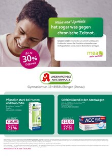 Aktueller mea - meine apotheke Prospekt "Unsere Januar-Angebote" Seite 1 von 4 Seiten für Ehingen