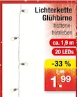 Lichterkette Glühbirne bei Zimmermann im Oldenburg Prospekt für 1,99 €
