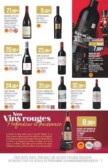 Promo Vin Rouge dans le catalogue Supermarchés Match du moment à la page 5