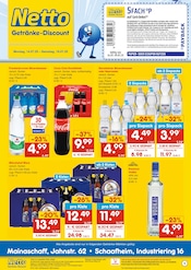 Cola im Netto Marken-Discount Prospekt in Aschaffenburg Aktueller Netto Marken-Discount Prospekt mit Cola, "DER ORT, AN DEM DU IMMER AUSGEZEICHNETE PREISE FINDEST.", Seite 1