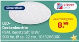 LED-Deckenleuchte von clever pick im aktuellen ROLLER Prospekt