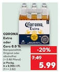 Extra oder Cero 0.0 % von Corona im aktuellen Kaufland Prospekt für 5,99 €