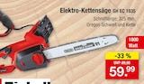 Elektro-Kettensäge GH EC 1835 Angebote von Einhell bei Zimmermann Gifhorn für 59,99 €