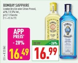 London Dry Gin Angebote von Bombay Sapphire bei Marktkauf Beckum für 16,49 €