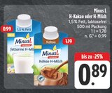 fettarme H-Milch Angebote von Minus L bei EDEKA Altenburg für 0,89 €