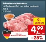 Aktuelles Schweine-Nackensteaks Angebot bei Netto Marken-Discount in Moers ab 4,99 €