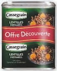 Promo Légumes cuisinés Lentilles préparées à 4,31 € dans le catalogue U Express à Nantiat