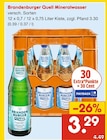 Mineralwasser Angebote von Brandenburger Quell bei Netto Marken-Discount Potsdam für 3,29 €