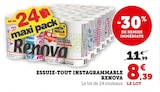 Essuie-tout instagrammable - RENOVA dans le catalogue Super U