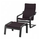 Sessel und Hocker schwarzbraun/Knisa schwarz Knisa schwarz im Angebot bei IKEA in Wetzlar Sessel und Hocker schwarzbraun/Knisa schwarz Knisa schwarz Angebote von POÄNG bei IKEA Wetzlar für 116,10 €