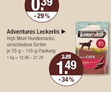 Leckerlis im V-Markt Prospekt Leckerlis von Adventuros im aktuellen V-Markt Prospekt für 1,49 €