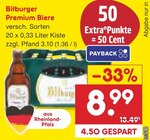 Netto Marken-Discount Vollmersweiler - Premium Biere Angebot im Prospekt Premium Biere bei Netto Marken-Discount im Vollmersweiler Prospekt für 8,99 €