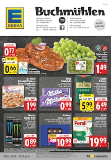 EDEKA Prospekt der Woche "Aktuelle Angebote" Seite 1, 03.08.2026 bis 08.08.2026 für Essen Aktueller EDEKA Prospekt "Aktuelle Angebote" Seite 1 von 24 Seiten für Essen