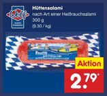 Aktuelle Wurst Angebote bei Netto Marken-Discount in Leverkusen Aktuelles Hüttensalami Angebot bei Netto Marken-Discount in Leverkusen ab 2,79 €