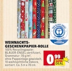 Weihnachts-Geschenkpapier-Rolle im Angebot bei Marktkauf in Nürtingen Weihnachts-Geschenkpapier-Rolle Angebote bei Marktkauf Nürtingen für 0,99 €