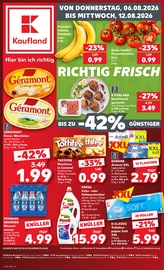 Kaufland Supermarkt Prospekt der aktuellen Woche mit 56 Seiten, gültig von 06.08.2026 bis 12.08.2026, in Steinach und Umgebung Aktueller Kaufland Supermarkt Prospekt in Steinach und Umgebung, "Hier bin ich richtig" mit 56 Seiten, 06.08.2026 - 12.08.2026