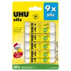 9 bâtons de colle - UHU en promo à 5,80 € chez Carrefour 9 bâtons de colle - UHU dans le catalogue Carrefour