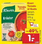Netto Marken-Discount Ebersbach - Tomato al Gusto Kräuter Angebot im Prospekt Tomato al Gusto Kräuter bei Netto Marken-Discount im Ebersbach Prospekt für 1,00 €