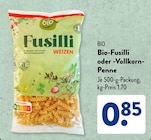 Bio-Fusilli von Bio im aktuellen ALDI SÜD Prospekt