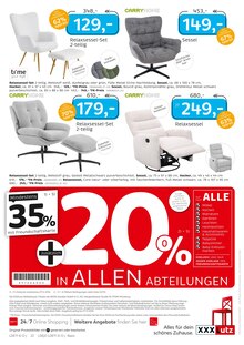 Relaxsessel im aktuellen XXXLutz Prospekt (Remscheid) Relaxsessel im XXXLutz Prospekt "junges wohnen" mit 22 Seiten (Remscheid)