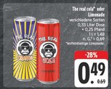 The real cola im Angebot bei EDEKA in Altdorf The real cola Angebote bei EDEKA Altdorf für 0,49 €