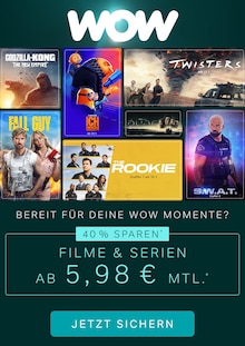 WOW Prospekt "Filme und Serien ab 5,98€ mtl." mit  Seite (Bad Kreuznach)