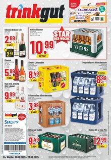 Veltins im Trinkgut Prospekt "Aktuelle Angebote" mit 6 Seiten (Grevenbroich)