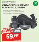 Aktuelles Vintage Kombiservice Blackstyle, 30-tlg. Angebot bei Marktkauf in Nürnberg ab 59,99 €