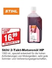 2-Takt-Motorenöl HP im Angebot bei bauSpezi in Bamberg 2-Takt-Motorenöl HP Angebote von STIHL bei bauSpezi Bamberg für 16,99 €
