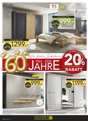 Aktueller BRAUN Möbel-Center Prospekt mit Schrank, "JUBILÄUMSANGEBOTE", Seite 8