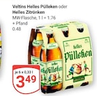 Helles Pülleken Angebote von Veltins bei GLOBUS Kempen für 3,49 €